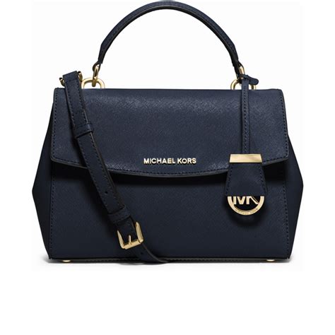 navy michael kors shoulder bag sold by trixie123 site poshmark.com|Michael Kors Handbags .